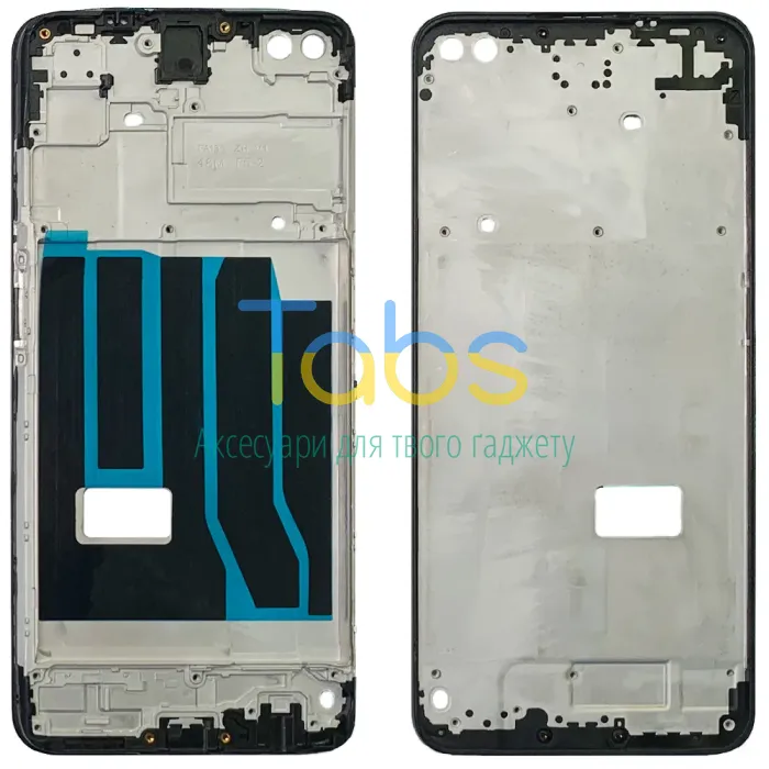Рамка дисплея Oppo A52 A72 A92 (чорна) - зображення 1