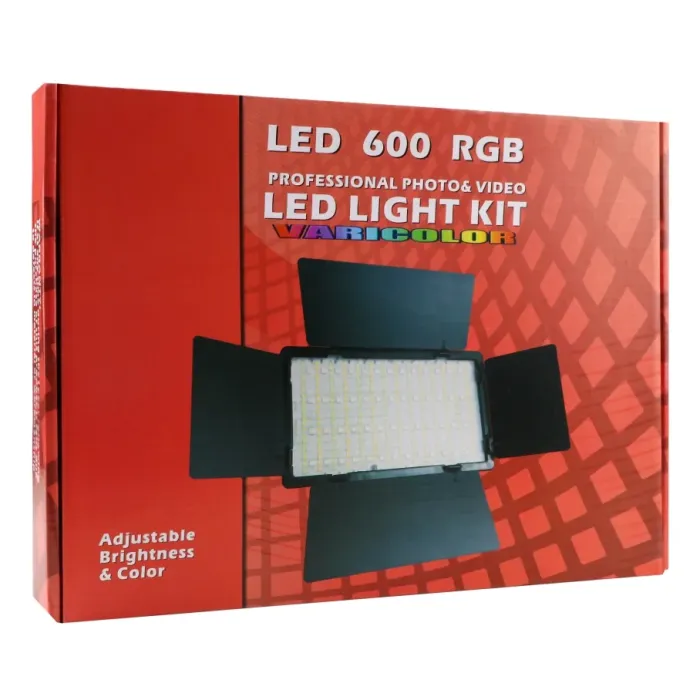 LED Панель RGB Light 21cm (U-600+) Battery Чорний - зображення 2