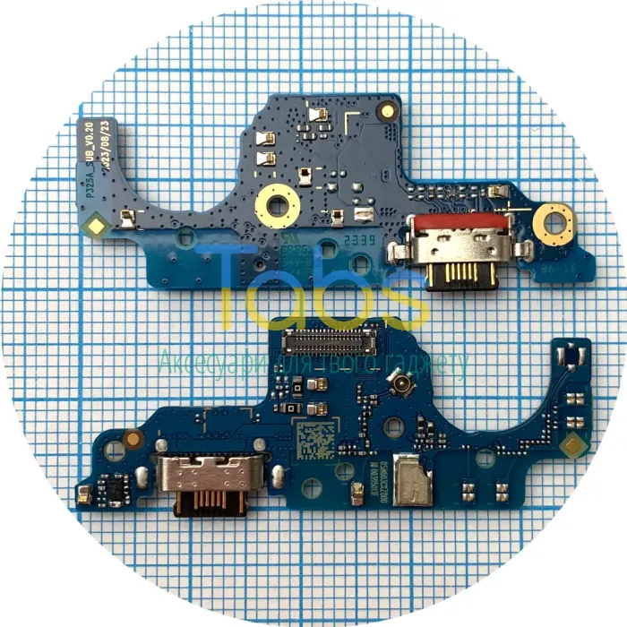 Шлейф Motorola Moto G24 XT2423-1, Moto G24 Power з роз'ємом зарядки та мікрофоном - нижня плата Original Quality - зображення 1