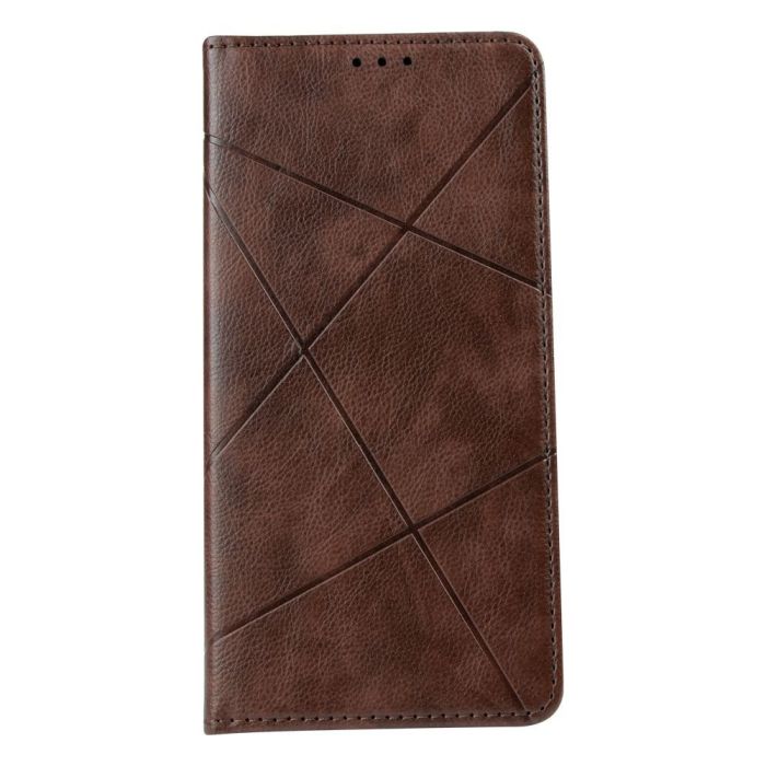 Чохол-книжка Business Leather для Xiaomi Poco X4/Redmi Note 11 Колір Коричневий