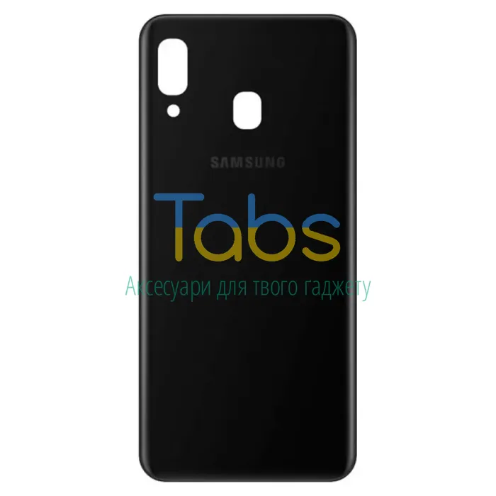 Задня кришка для Samsung Galaxy A20 2019 A205F (чорна ) Original Quality - зображення 1