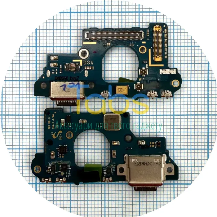 Шлейф Samsung Galaxy S20 FE G780F, Galaxy S20 FE 5G G781B, з роз'ємом зарядки та мікрофоном (версія 03A) Original Quality - зображення 1