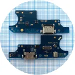 Шлейф Motorola Moto E7 Power, Moto E7i з роз'ємом зарядки та мікрофоном - нижня плата Original Quality