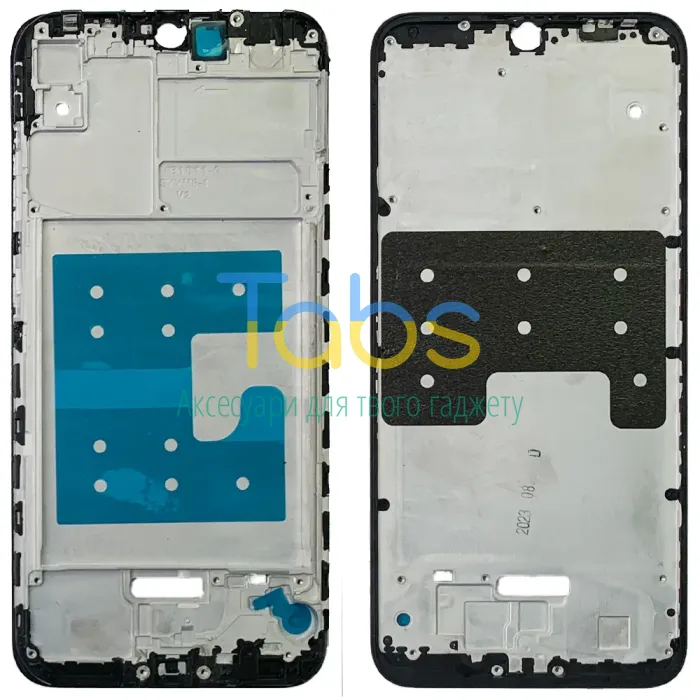 Рамка дисплея Huawei Y6 2019 MRD-LX1 Y6 Pro 2019, Honor 8A JAT-LX1 (чорна) - зображення 1