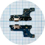 Шлейф Samsung Galaxy A01 Core A013F з роз'ємом зарядки та мікрофоном - нижня плата Original Quality