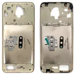 Рамка корпуса Oppo A5 2020, A8, A9 2020, A11 (золотиста зі склом камери)