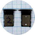 Тримач SIM карти Google Pixel 9 (чорний)