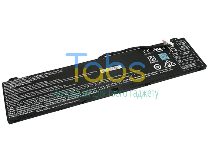 Аккумуляторная батарея для ноутбука Acer AP18JHQ Predator Triton 500 15.2V Black 5550mAh - изображение 3