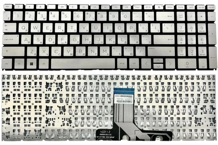 Клавіатура HP 17-CP 17-CN 17S-CU 470 G8 Pavilion X360 15-EG 15-EH 15M-EH 15-ER чорна без рамки Прямий Enter PWR Original PRC - зображення 1