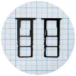 Тримач SIM карти та карти пам'яті Nokia 3.2 (чорний на 2 SIM + MicroSD версія 3/32)