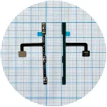 Шлейф Nokia 4.2 TA-1184 TA-1133, Nokia 3.2 TA-1164 з кнопками вмикання та гучності