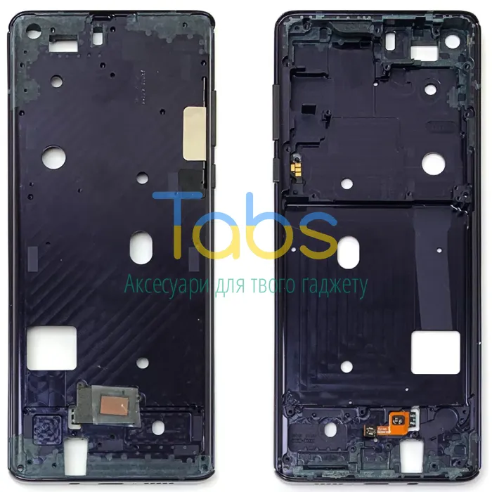 Рамка дисплея Motorola Edge 2020 XT2063-2 (чорна ) Original Quality - изображение 1