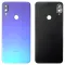 Задня кришка для Xiaomi Redmi Note 7 m1901f7g, Redmi Note 7 Pro m1901f7s (фіолетова зі склом камери)