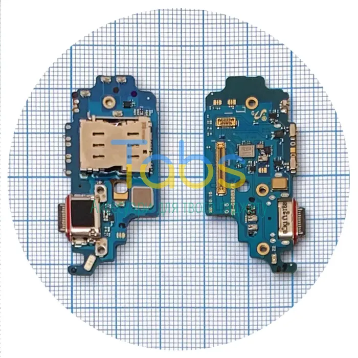 Шлейф Samsung Galaxy S21 Ultra 5G G998B з роз'ємом зарядки, SIM конектором та мікрофоном (оригінал 100%) - зображення 1