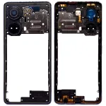 Рамка корпусу Tecno Camon 20, 20 Pro (синя зі склом камери)