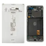 Дисплей для Samsung Galaxy S20 FE G780F G781B з тачскріном (оригінал 100% у сріблястій рамці)