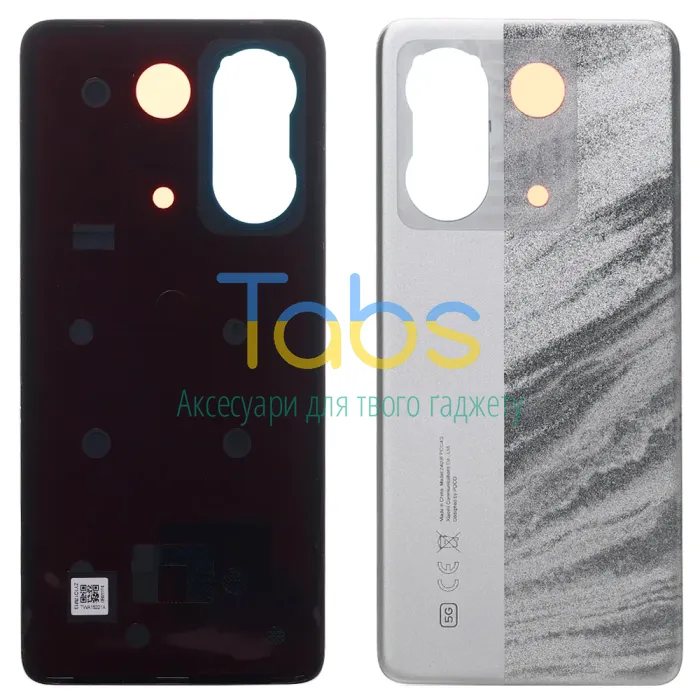 Задняя крышка для Xiaomi Poco M7 Pro 5G (срібляста) Original Quality - изображение 1
