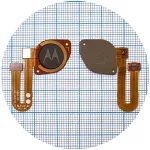 Шлейф Motorola Moto G10 XT2127 із сканером відбитка пальця (сірий)