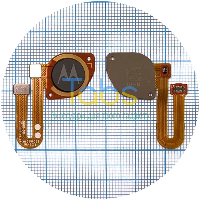 Шлейф Motorola Moto G10 XT2127 із сканером відбитка пальця (сірий) - зображення 1
