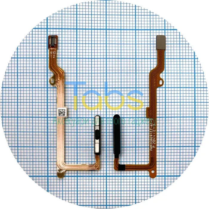 Шлейф Honor X8a зі сканером відбитка пальця (чорний) Original Quality - зображення 1