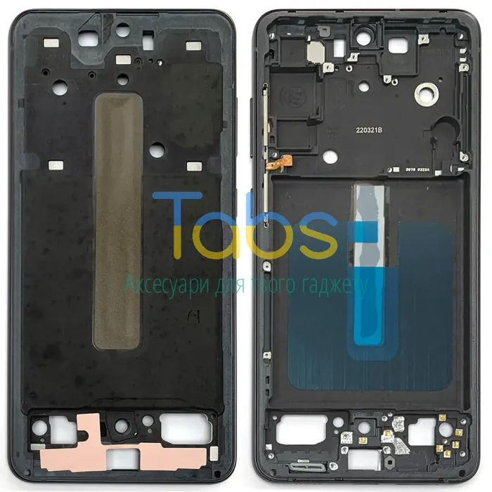 Рамка дисплея Samsung Galaxy S21 FE 5G (чорна ) Original Quality - зображення 1