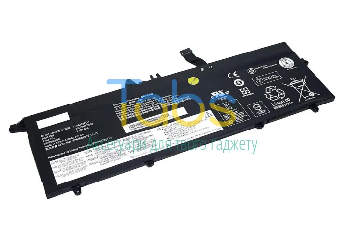 Аккумуляторная батарея для ноутбука Lenovo L18M3PD2 ThinkPad T490s 11.52V Black 4950mAh OEM - зображення 4