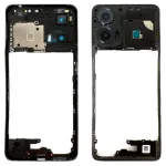Рамка корпусу Motorola Moto G24 (сіра зі склом камери)