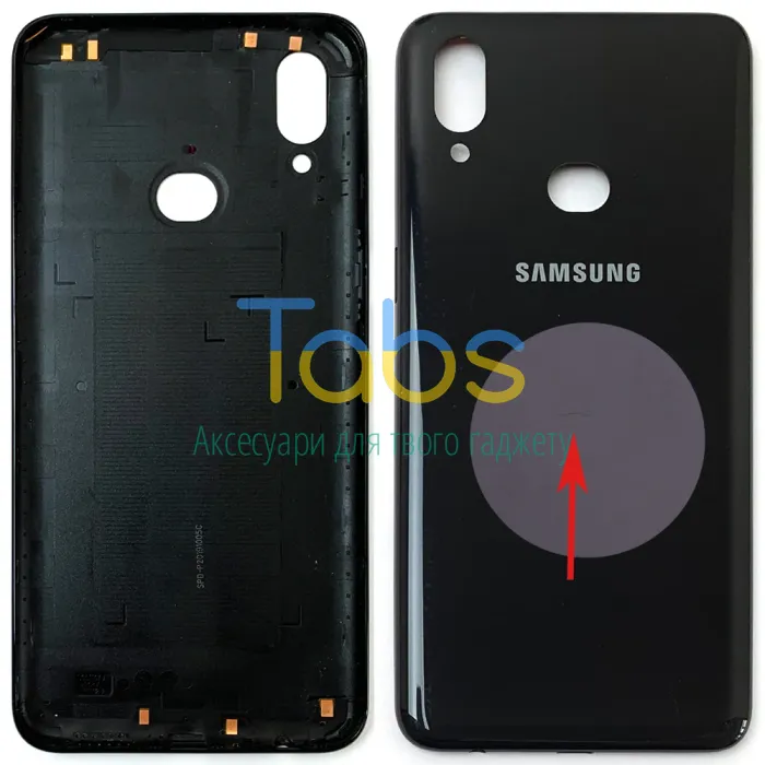 Задня кришка для Samsung Galaxy A10s 2019 A107F (чорна - уцінка) Original Quality - зображення 1