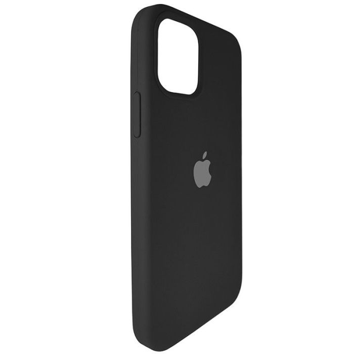 Чохол Copy Silicone Case iPhone 12/12 Pro Чорний (18)