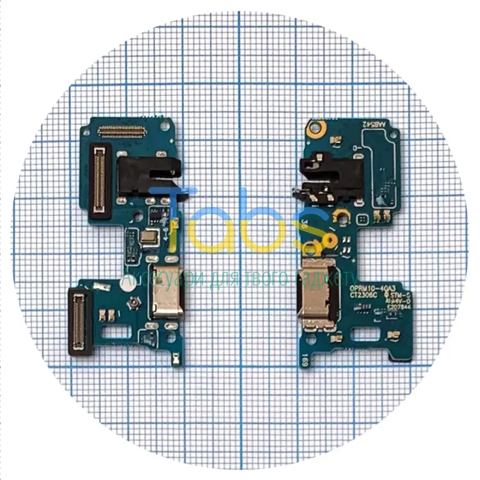 Шлейф Realme 10 RMX3630, Realme 11 4G RMX3636 з роз'ємами зарядки, навушників та мікрофоном - нижня плата High Quality - зображення 1