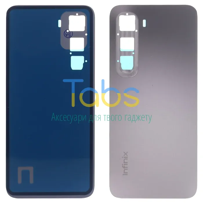 Задня кришка для Infinix Hot 60i 4G X6728, X6728B (срібляста ) Original Quality - зображення 1