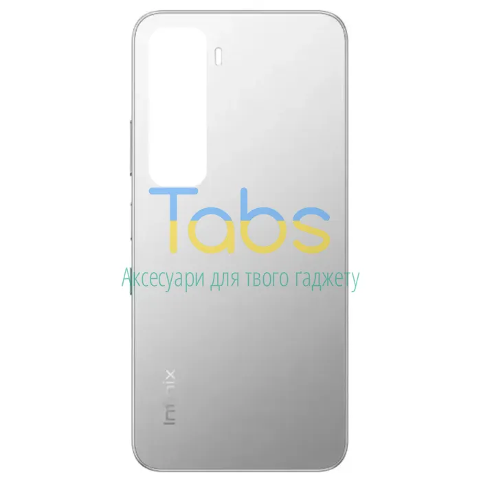 Задня кришка для Infinix Hot 60i 4G X6728, X6728B (срібляста ) Original Quality - зображення 2