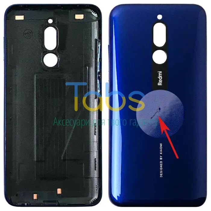 Задня кришка для Xiaomi Redmi 8 M1908C3IG (синя - уцінка) Original Quality - зображення 1