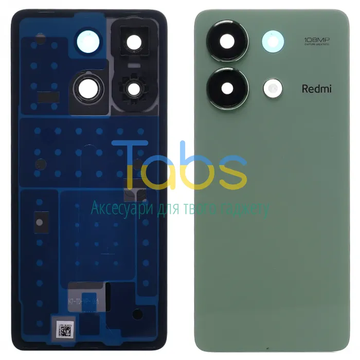 Задня кришка для Xiaomi Redmi Note 13 4G (зелена зі склом камери) Original Quality - зображення 1