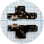 Шлейф Motorola Moto G9 Plus XT2087-1-2 з роз'ємом зарядки - нижня плата High Quality