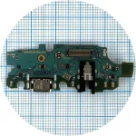 Шлейф Samsung Galaxy A14 5G A146B з роз'ємом зарядки та мікрофоном - нижня плата Original Quality