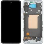 Дисплей для Samsung Galaxy A55 5G A556 з тачскріном (оригінал OEM SP з блакитною рамкою)