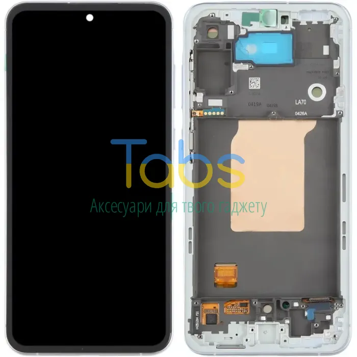 Дисплей для Samsung Galaxy A55 5G A556 з тачскріном (оригінал OEM SP з блакитною рамкою) - изображение 1