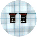Тримач SIM карти Huawei P30 Pro (чорний на 2 SIM)