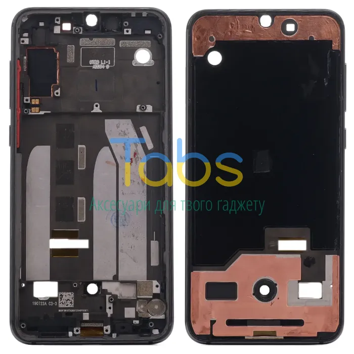 Рамка дисплея Xiaomi Mi 9 SE (чорна ) Original Quality - зображення 1