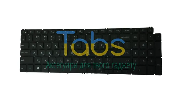 Клавиатура для ноутбука Dell Inspiron 5584 Black, (No Frame), RU - зображення 2