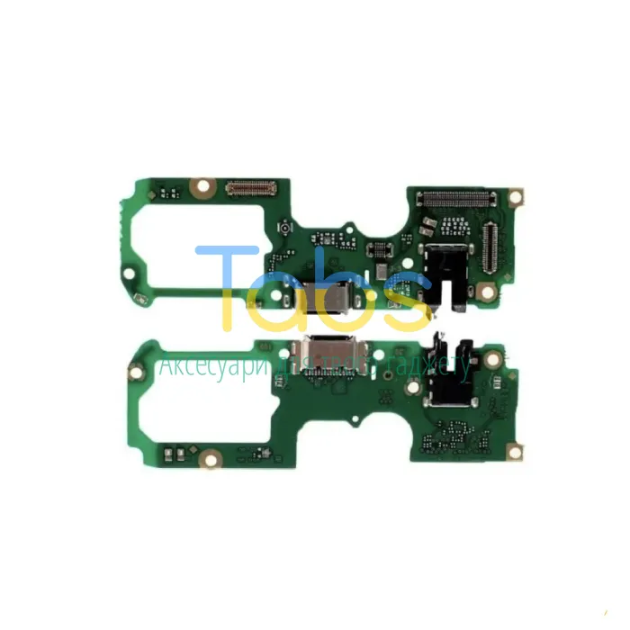 Шлейф Oppo A73 2020 з роз'ємами зарядки та навушників з мікрофоном - нижня плата High Quality - зображення 1