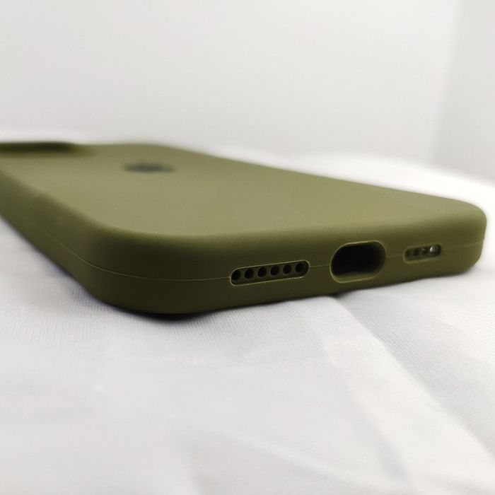 Чохол Copy Silicone Case iPhone 12/12 Pro Dark Green (48)