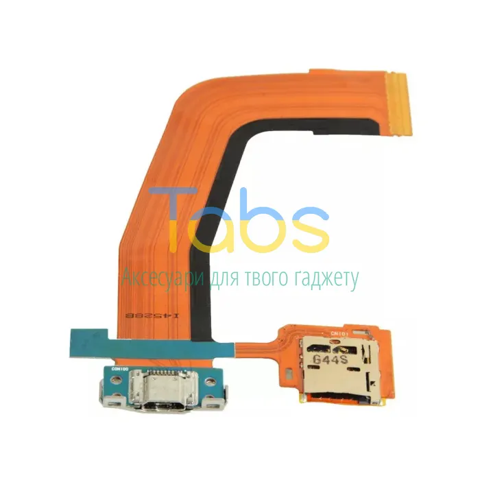 Шлейф Samsung Galaxy Tab S 10.5 T800 з роз'ємами зарядки - нижня плата Original Quality - зображення 1