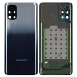 Задня кришка для Samsung Galaxy M31s M317F (синя зі склом камери) Original Quality