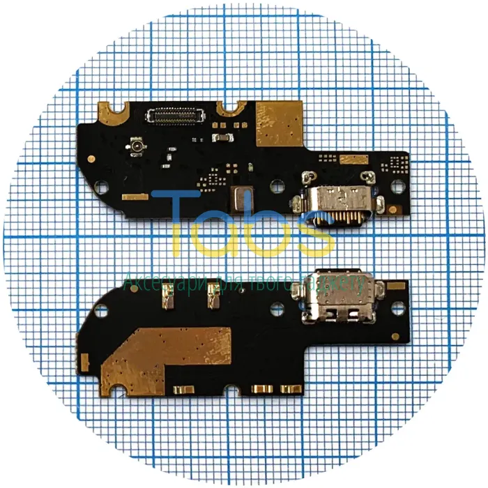 Шлейф Motorola XT1943-1 Moto P30 з роз'ємом зарядки та мікрофоном High Quality - зображення 1