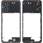 Рамка корпусу Motorola Moto G04 XT2421-2, Moto G04s XT2421-8 (фіолетова зі склом камери)