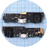 Шлейф Xiaomi Redmi A1 A1+ plus A2 з роз'ємами зарядки та навушників, мікрофоном - нижня плата (оригінал 100%)