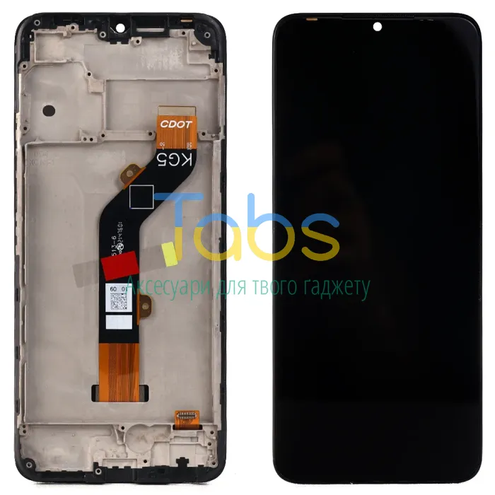 Дисплей для Tecno Pop 5 LTE BD4 BD4l BD4A з тачскріном ( з рамкою) Original PRC - зображення 1