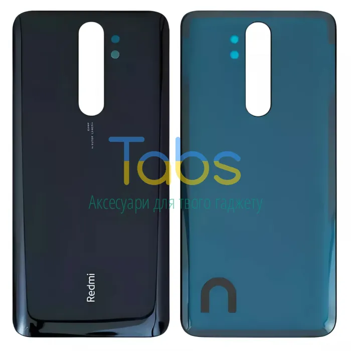 Задня кришка для Xiaomi Redmi Note 8 Pro M1906G7I (чорна) Original Quality - зображення 1